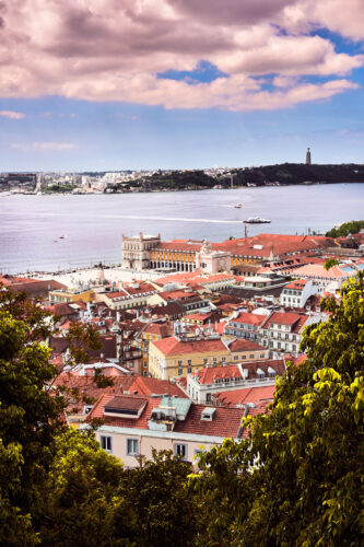 Lisbonne, vue du dessus