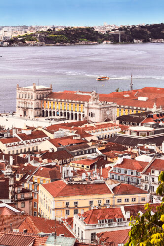 Lisbonne, vue du dessus