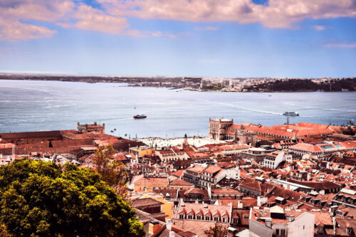 Lisbonne, vue du dessus