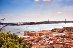 Lisbonne, vue du dessus