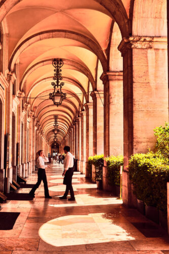 Lisbonne ,praça do commercio